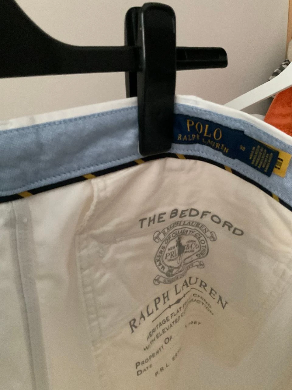 Bermuda short chino Polo Ralph Lauren wit zomer chic casual – Nieuw – photo 4